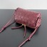 Bottega Veneta Concert Pouch in Red Intrecciato Lambskin