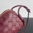 Bottega Veneta Concert Pouch in Red Intrecciato Lambskin