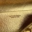 Bottega Veneta Concert Pouch in Gold Intrecciato Lambskin