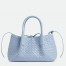 Bottega Veneta Pinacoteca Small Bag in Lunar Intrecciato Calfskin