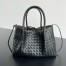 Bottega Veneta Pinacoteca Small Bag in Black Intrecciato Calfskin