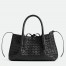 Bottega Veneta Pinacoteca Small Bag in Black Intrecciato Calfskin