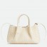 Bottega Veneta Pinacoteca Small Bag in Sea Salt Intrecciato Calfskin