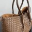 Bottega Veneta Pinacoteca Large Bag in Nocciola Intrecciato Calfskin