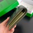 Bottega Veneta Bi-fold Coin Purse Wallet in Dard Green Intrecciato Calfskin