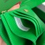 Bottega Veneta Small Bi-Fold Wallet in Green Intrecciato Lambskin