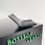 Bottega Veneta Medium Bi-Fold Wallet in Black Intrecciato Lambskin