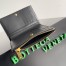 Bottega Veneta Medium Bi-Fold Wallet in Black Intrecciato Lambskin