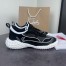 Christian Louboutin Women's Mara Sneakers in Black Mesh and Leather