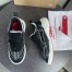Christian Louboutin Women's Mara Sneakers in Black Mesh and Leather