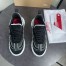 Christian Louboutin Women's Mara Sneakers in Black Mesh and Leather