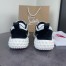Christian Louboutin Women's Mara Sneakers in Black Mesh and Leather