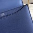 Hermes 2002 20cm Bag In Blue Brighton Evercolor Calfskin