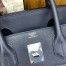 Hermes Birkin HAC 40 Handmade Bag in Blue Nuit Clemence Leather