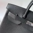 Hermes HAC Birkin 40 Handmade Bag in Black Clemence Leather 