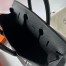 Hermes HAC Birkin 40 Handmade Bag in Black Clemence Leather 