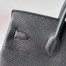Hermes HAC Birkin 40 Handmade Bag in Black Clemence Leather 