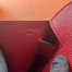 Hermes HAC Birkin 40 Handmade Bag in Red Clemence Leather
