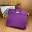 Hermes Birkin HAC 50 Handmade Bag in Anemone Clemence Leather