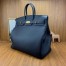 Hermes Birkin HAC 50 Handmade Bag in Black Clemence Leather