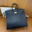Hermes Birkin HAC 50 Handmade Bag in Black Clemence Leather