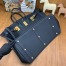 Hermes Birkin HAC 50 Handmade Bag in Black Clemence Leather