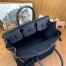 Hermes HAC Cargo Birkin 40 Handmade Bag in Blue Nuit Toile