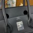 Hermes HAC Cargo Birkin 40 Handmade Bag in Black Toile 