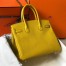 Hermes Yellow Clemence Birkin 30cm Bag