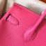 Hermes Rose Lipstick Birkin 30cm Epsom Handmade Bag