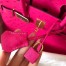 Hermes Rose Red Birkin 30cm Ostrich Handmade Bag