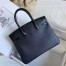 Hermes Black Touch Birkin 30cm Bag Shiny Niloticus Crocodile Skin