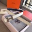Hermes Mini Constance Belt Buckle & Blue Swift 24MM Strap 