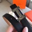 Hermes Mini Constance Belt Buckle & Black Swift 24MM Strap 