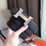 Hermes Constance Belt Buckle & Black Clemence 38 MM Strap 