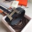 Hermes Constance Belt Buckle & Black Clemence 38 MM Strap 