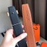 Hermes Constance Belt Buckle & Brown Clemence 38 MM Strap 