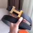 Hermes Constance Belt Buckle & Black Clemence 38 MM Strap 