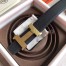 Hermes Constance Belt Buckle & Black Clemence 38 MM Strap 