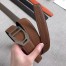 Hermes Etrier Buckle Belt & Brown Clemence 32 MM Strap 
