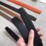 Hermes Etrier Buckle Belt & Black Clemence 32 MM Strap