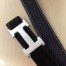 Hermes H Belt Buckle & Black Clemence 32 MM Strap 