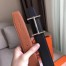 Hermes H d'Ancre Reversible Belt In Brown/Noir Leather