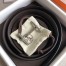 Hermes H d'Ancre Reversible Belt In Cafe/Noir Leather