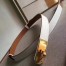 Hermes Kelly Belt In White Epsom Leather