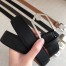 Hermes Black Licol 40 MM Reversible Leather Belt