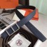 Hermes Officier Belt Buckle & Navy 38MM Strap