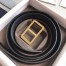Hermes Officier Belt Buckle & Black 38MM Strap