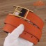 Hermes Quentin 32 MM Orange Reversible Belt