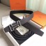 Hermes Tonight 38MM Reversible Belt In Cafe Clemence Leather